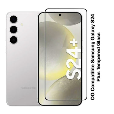 Tempered Glass Guard for Samsung Galaxy S24 Plus 5G | Full HD Clear Screen Protector with Edge-to-Edge Protection (Pack Of 1)